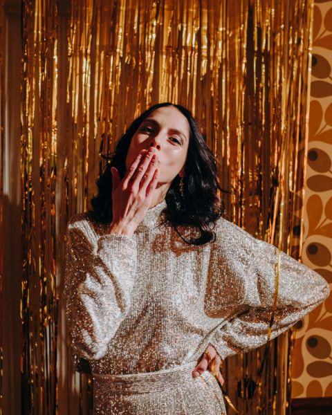 Glitter Night-Out Dress
